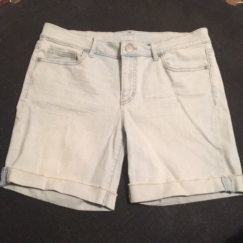 Loft Washed Out Midlength Shorts